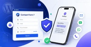 OTP verification for Contact Form 7